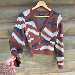 Pendleton | Cropped Western Cardigan